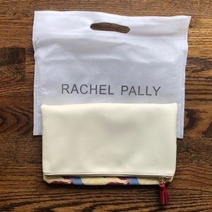 RACHEL PALLY LEATHER & FLORAL CLUTCH